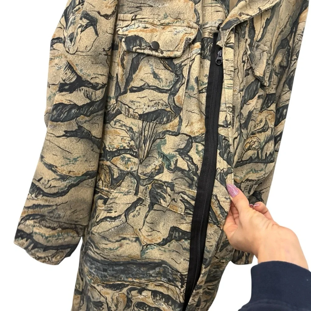 Vintage Gander Mountain Kelly Cooper camo jumpsuit overall size L R